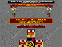Tablet Screenshot of fusiliers-association.co.uk